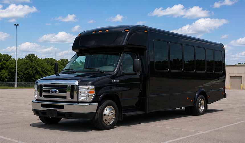 20-passenger minibus available for charter in Roswell, GA