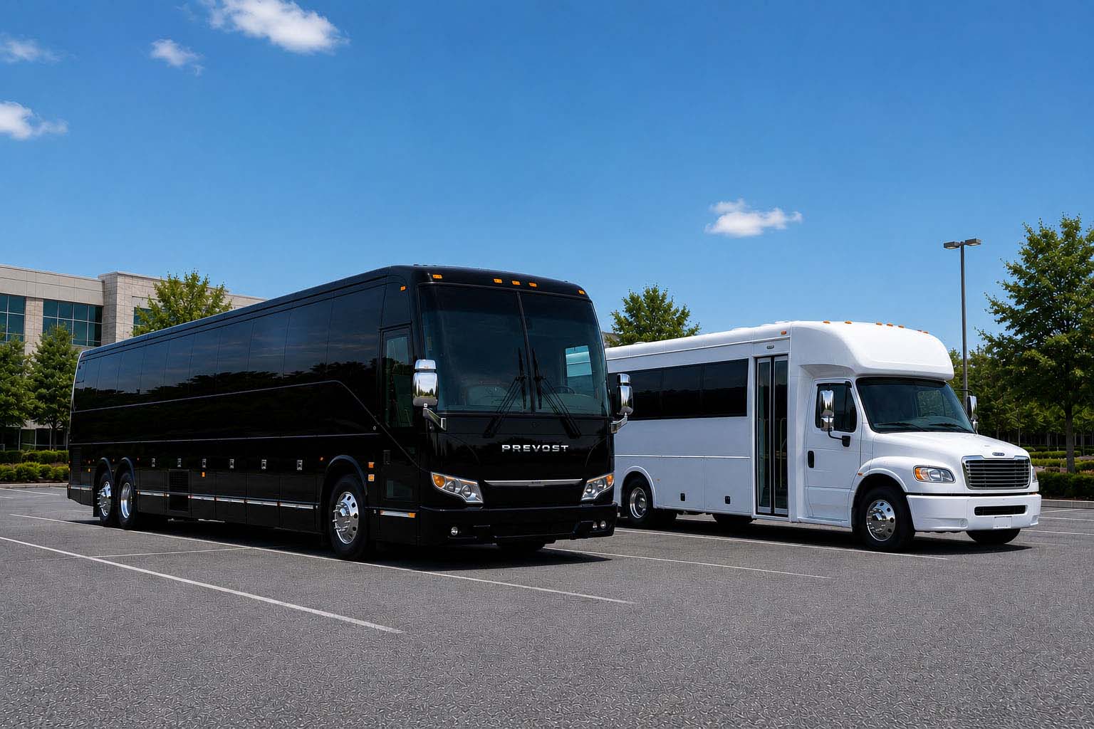 Charter bus rental in Roswell, GA
